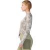 image:imageMountain Hardwear womens Crater Lake Long Sleeve CropDunes Spore Dye Print