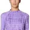 image:imageMountain Hardwear womens Crater Lake Long Sleeve CropHarbor Violet Prismatic Print