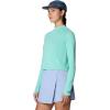 image:imageMountain Hardwear womens Crater Lake Long Sleeve CropIcy Teal