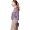 image:imageMountain Hardwear womens Crater Lake Long Sleeve CropPurple Sage Prismatic Print