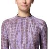 image:imageMountain Hardwear womens Crater Lake Long Sleeve CropPurple Sage Prismatic Print