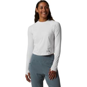 image:imageMountain Hardwear womens Crater Lake Long Sleeve CropFogbank