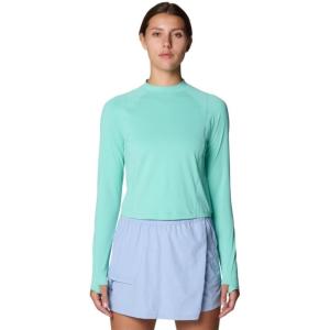 image:imageMountain Hardwear womens Crater Lake Long Sleeve CropIcy Teal