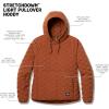 image:imageMountain Hardwear mens Stretchdown Light Pullover HoodyIron Oxide Stria Print