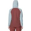 image:imageMountain Hardwear womens Summit Grid Tunic HoodyBourbon Brown  Ice Shadow