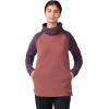 image:imageMountain Hardwear womens Summit Grid Tunic HoodyClay EarthBlurple