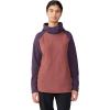 image:imageMountain Hardwear womens Summit Grid Tunic HoodyClay EarthBlurple