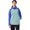 image:imageMountain Hardwear womens Summit Grid Tunic HoodyLichen GreenBlue Print