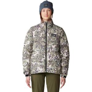 image:imageMountain Hardwear Womens Nevadan Down JacketMantis Green Forests Floor Print  New 2024