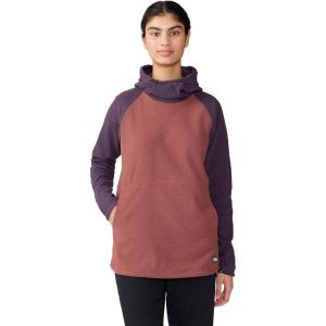 image:imageMountain Hardwear womens Summit Grid Tunic HoodyClay EarthBlurple