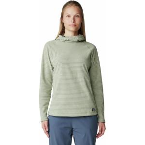 image:imageMountain Hardwear womens Summit Grid Tunic HoodyWhite Sage