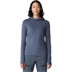 image:imageMountain Hardwear Womens Butter Up Long Sleeve HoodyBlue Slate