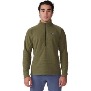 image:imageMountain Hardwear mens Summit Grid Half ZipCombat Green