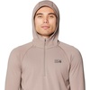 image:imageMountain Hardwear Crater Lake Heavyweight Half Zip HoodyWild Taupe