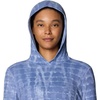 image:imageMountain Hardwear Womens Crater Lake LS Hoody Best Coast Blue Prismatic Print 1X
