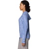 image:imageMountain Hardwear Womens Crater Lake LS Hoody Best Coast Blue Prismatic Print 1X