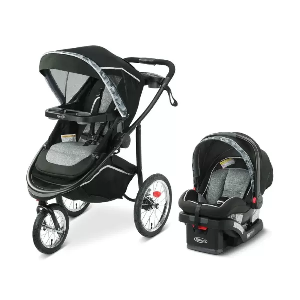 Graco Modes Jogger 2.0 Travel System | Includes Jogging Stroller and SnugRide SnugLock 35 LX Infant Car Seat, Zion