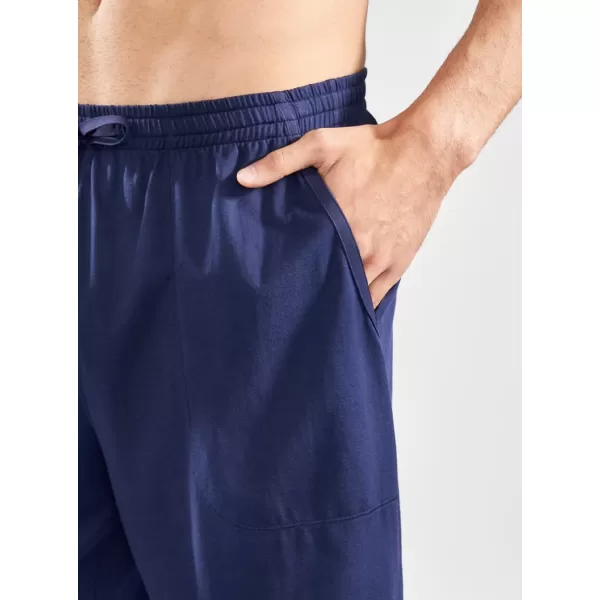 DAVID ARCHY Men's 2 Pack Comfy Cotton Sleep Shorts Lounge Wear Pajama Pants