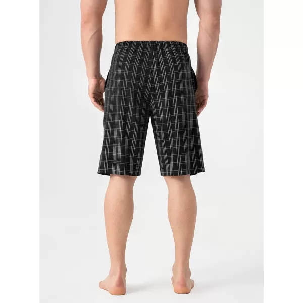 DAVID ARCHY Men's 2 Pack Comfy Cotton Sleep Shorts Lounge Wear Pajama Pants