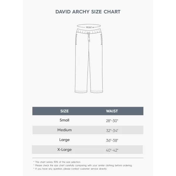 DAVID ARCHY Men's 2 Pack Comfy Cotton Sleep Shorts Lounge Wear Pajama Pants