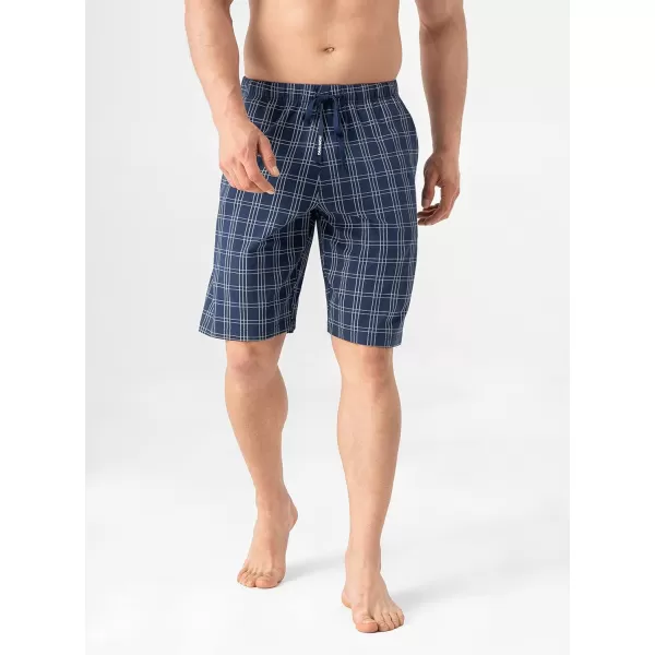 DAVID ARCHY Men's 2 Pack Comfy Cotton Sleep Shorts Lounge Wear Pajama Pants