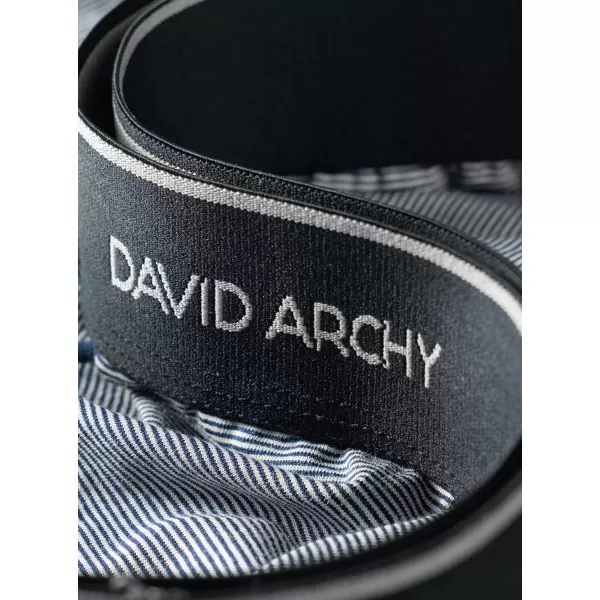 DAVID ARCHY Men's Soft Combed Cotton Briefs - Supima Cotton Stretch Pouch Underwear for Men