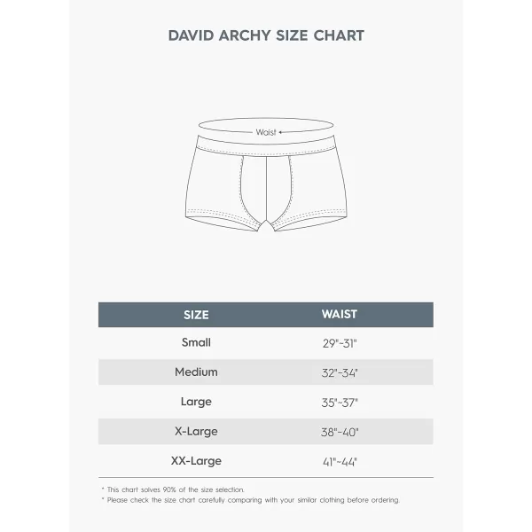 DAVID ARCHY Men's Soft Combed Cotton Briefs - Supima Cotton Stretch Pouch Underwear for Men