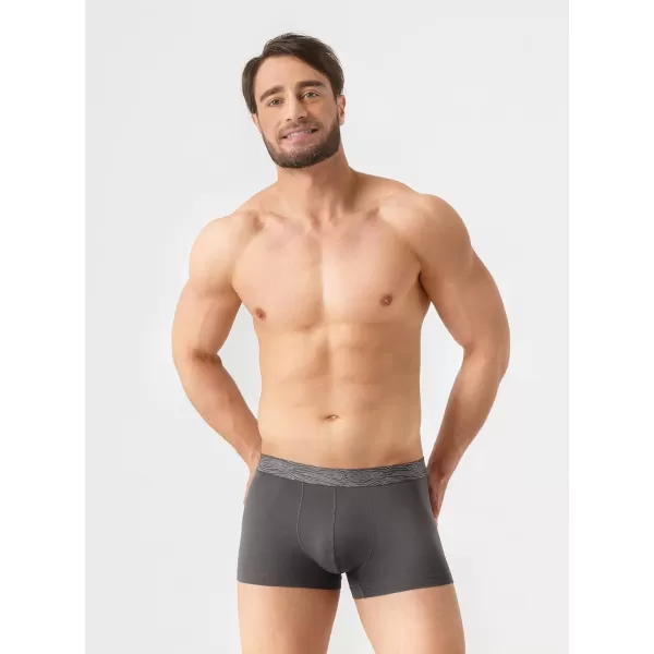 DAVID ARCHY Men's Soft Trunks Breathable Pouch Underwear 3, 4 or 6 Pack