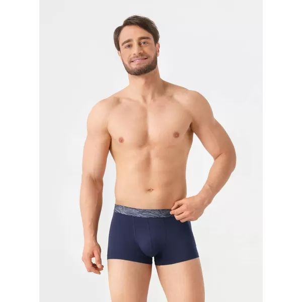 DAVID ARCHY Men's Soft Trunks Breathable Pouch Underwear 3, 4 or 6 Pack