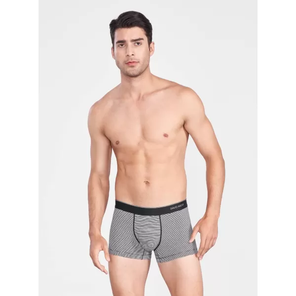 DAVID ARCHY Men's Soft Trunks Breathable Pouch Underwear 3, 4 or 6 Pack