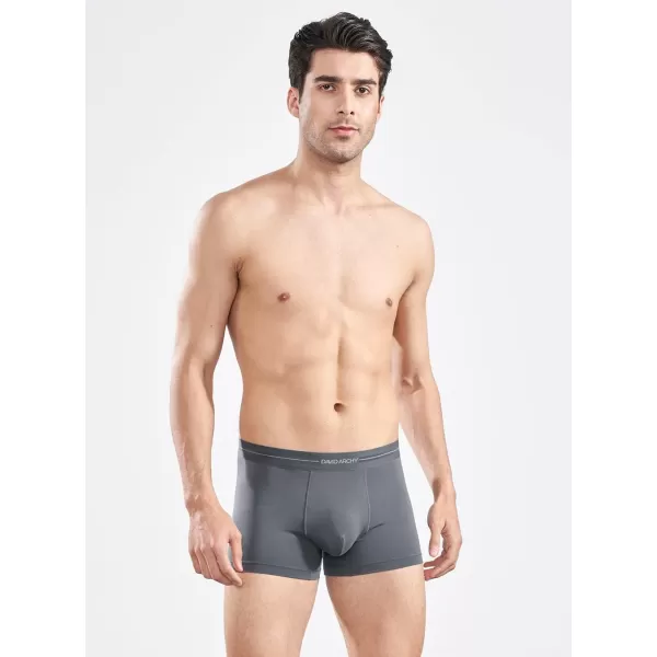 Men's Trunk Boxer Briefs Seamless Underwear Pack Soft Support Pouch No Fly