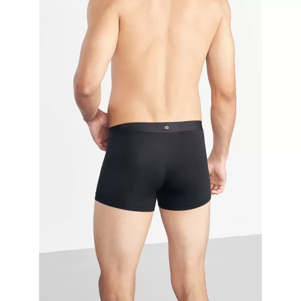 Men's Trunk Boxer Briefs Seamless Underwear Pack Soft Support Pouch No Fly