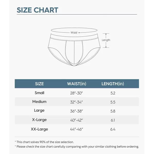 Men's Underwear Bamboo Rayon Briefs Super Soft Comfort Pouch Briefs Pack