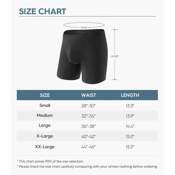 Mens Underwear Dual Pouch Trunks Support Ball Pouch Bulge Enhancing Micro Modal Boxer Briefs for Men 3 or 4 Pack