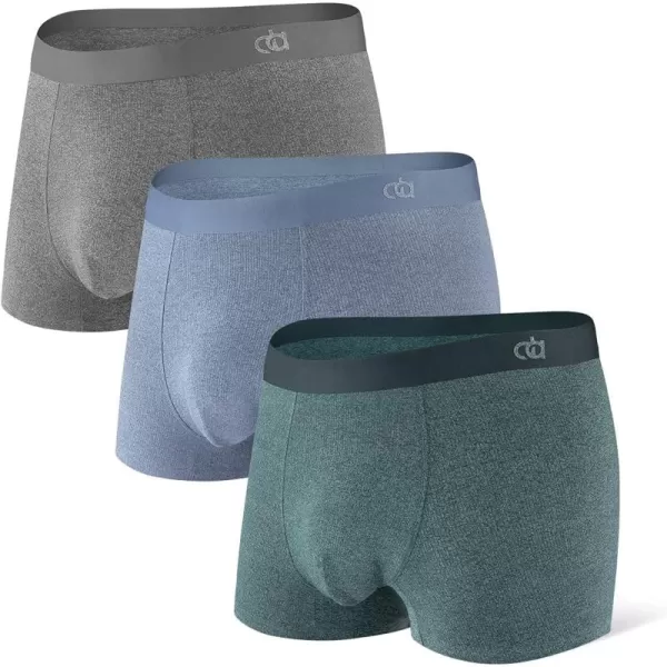 DAVID ARCHY Men's Soft Trunks Breathable Pouch Underwear 3, 4 or 6 Pack