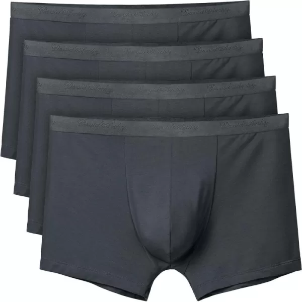 DAVID ARCHY Mens Underwear Ultra Soft Micro Modal Support Pouch Trunks Moisture Wicking Boxer Briefs for Men 3 or 4 Packs