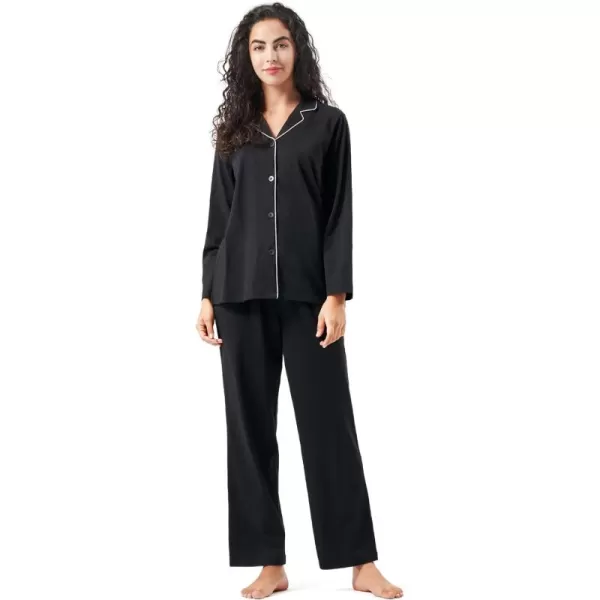 DAVID ARCHY Womens Pajamas Sets Premium Cotton Sleepwear Matching Gifts Comfort Loungewear