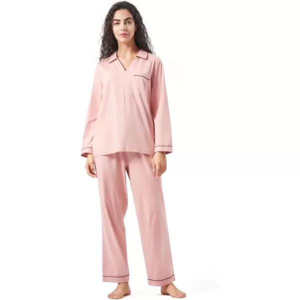 DAVID ARCHY Womens Pajamas Sets Premium Cotton Sleepwear Matching Gifts Comfort Loungewear