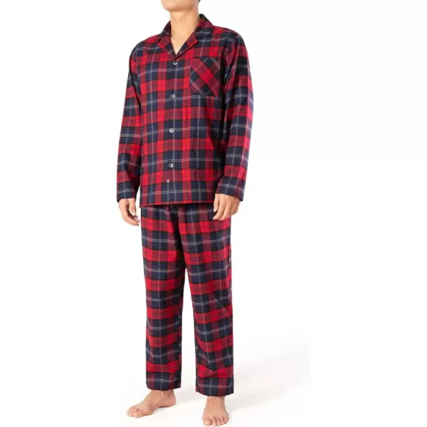 Men's Cotton Sleepwear Button-Down Pajamas Set