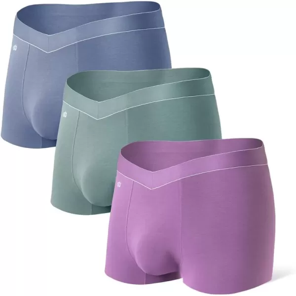 Men's Soft Trunks Breathable Pouch Underwear 3, 4 or 6 Pack