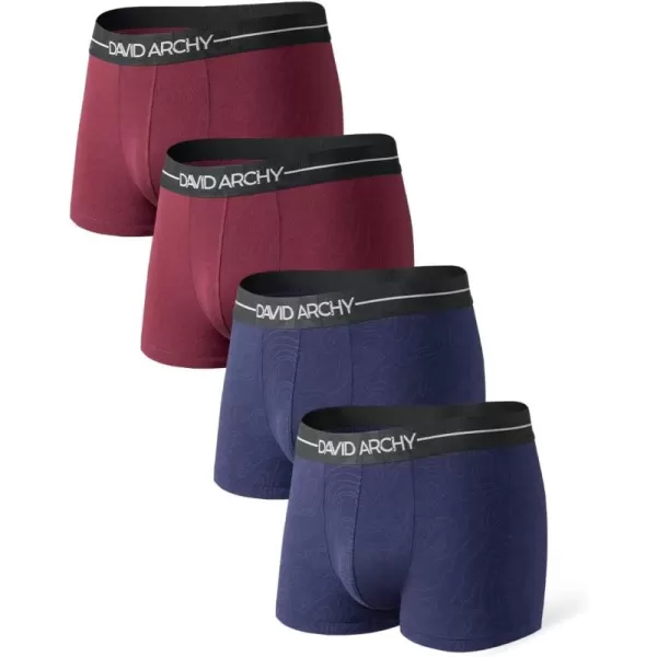 Men's Soft Trunks Breathable Pouch Underwear 3, 4 or 6 Pack