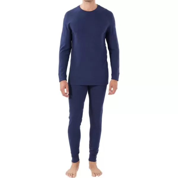 Thermal Underwear for Men Fleece Lined Sets or Long Johns with Extra Warm Double-layer Panel for Cold Weather