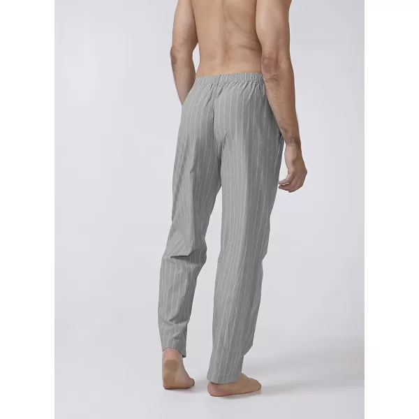 Men's Cotton Pajama Pants Comfy Soft Long Sleep Bottom with Fly PJ Lounge Wear 1 or 2 Pack