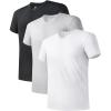 V-neck - Black/White/Light Gray