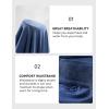 imageDAVID ARCHY Mens Briefs Micro Modal No Fly Underwear Support Pouch Soft Comfort Briefs for Men 4 PackDark BlueWine Purple