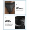 imageDAVID ARCHY Mens Briefs Rayon Made From Bamboo Underwear No Fly Pouch Breathable Super Soft Comfort Underpants 4 or 7 PackBlackDark GrayNavy BlueHeather Graywith Fly