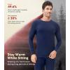 imageDAVID ARCHY Mens Heavyweight Thermal Underwear for Extreme Cold Perfect for Harsh Winter from 10C to 5CDark Bluens24002