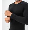 imageDAVID ARCHY Mens Lightweight Thermal Underwear  Breathable Comfort for Cool Weather Ideal for Active UseBlackns24001