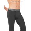 imageDAVID ARCHY Mens Thermal Underwear Set Winter Warm Base Layers Thermal Top and Bottoms Long Johns SetDark Gray