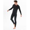 imageDAVID ARCHY Mens Thermal Underwear Set Winter Warm Base Layers Thermal Top and Bottoms Long Johns SetThermal Set  Black